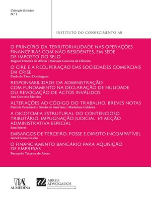 cover image of Estudos do Instituto do Conhecimento AB N.º 1